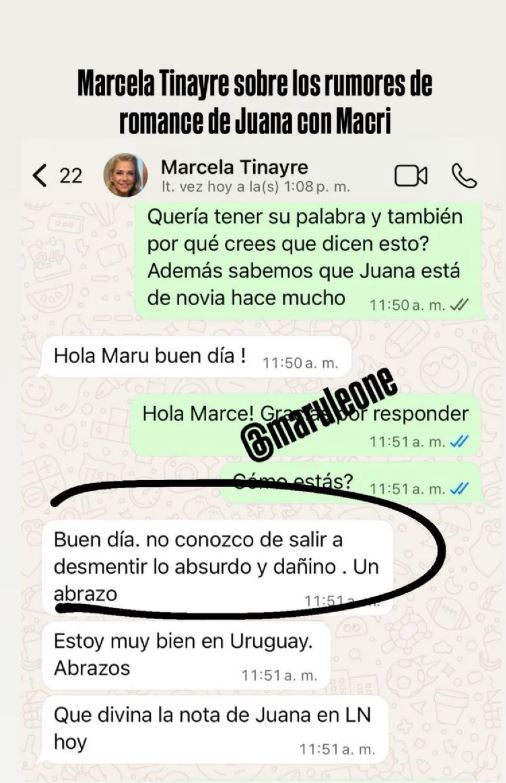 Marcela Tinayre y Juana Viale en una imagen de archivo durante una aparición televisiva