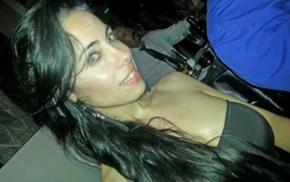 Imagen de Natacha Durán en una producción televisiva de fines de los años 90.