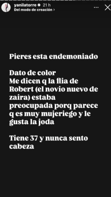 Yanina Latorre en televisión mientras habla del conflicto entre Facundo Pieres y Martín Pepa