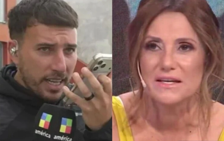 Fernanda Callejón y Martín Salwe, una llamada tensa en vivo