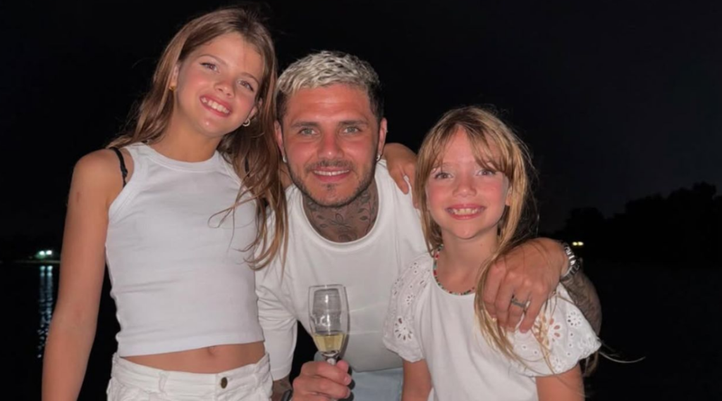 Mauro Icardi y el silencio que incomodó en el cumpleaños de su hija Francesca