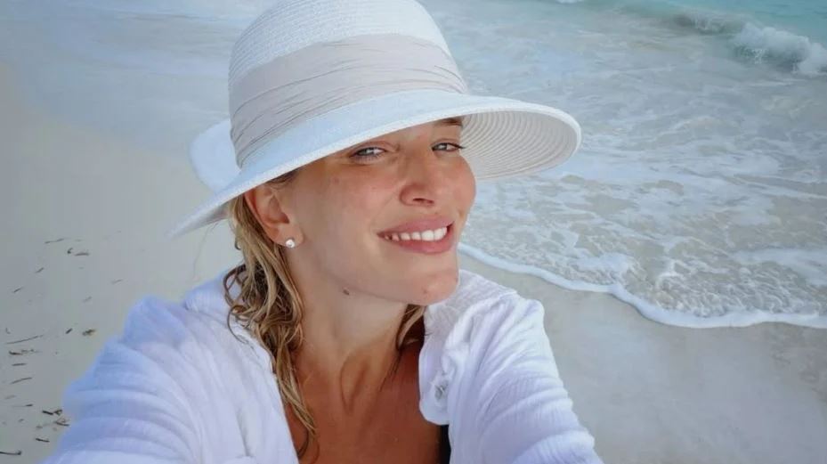 Luisana Lopilato y una sonrisa que resumió sus días de descanso