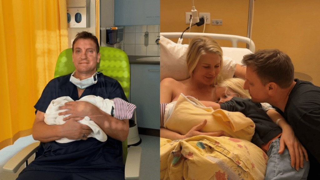 Maxi López mostró por primera vez la carita de Lando en un cierre de año emotivo