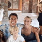 Guillermo Andino y un gesto silencioso junto a sus hijos en Punta del Este Guillermo Andino y un gesto silencioso junto a sus hijos en Punta del Este