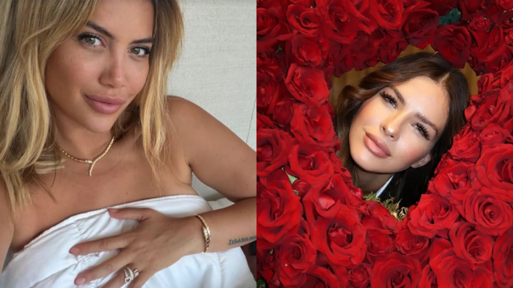 Feróz competencia de regalos por San Valentín entre Wanda Nara y la China Suárez