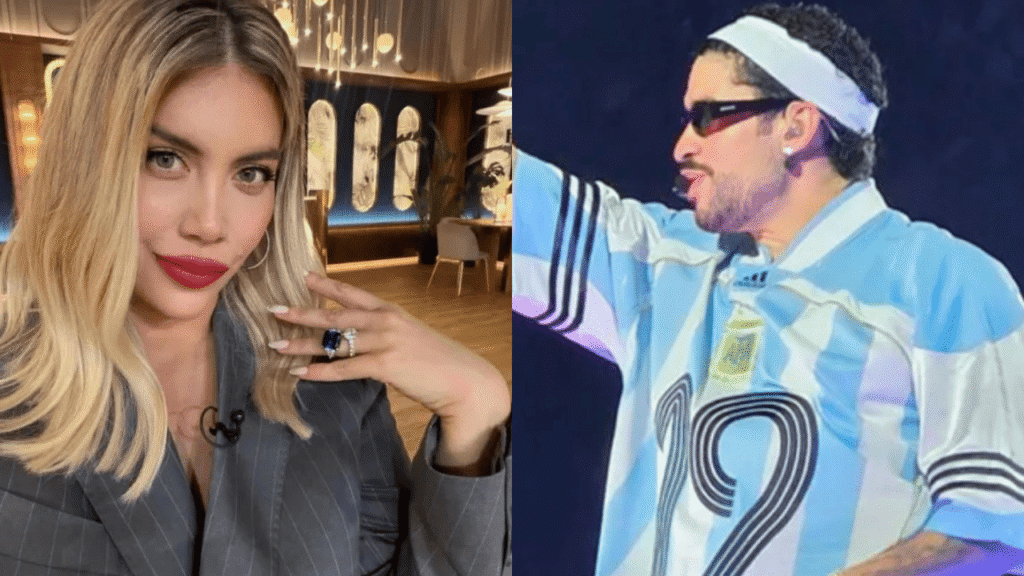 Se viralizó video de Wanda Nara ignorada por Bad Bunny en River