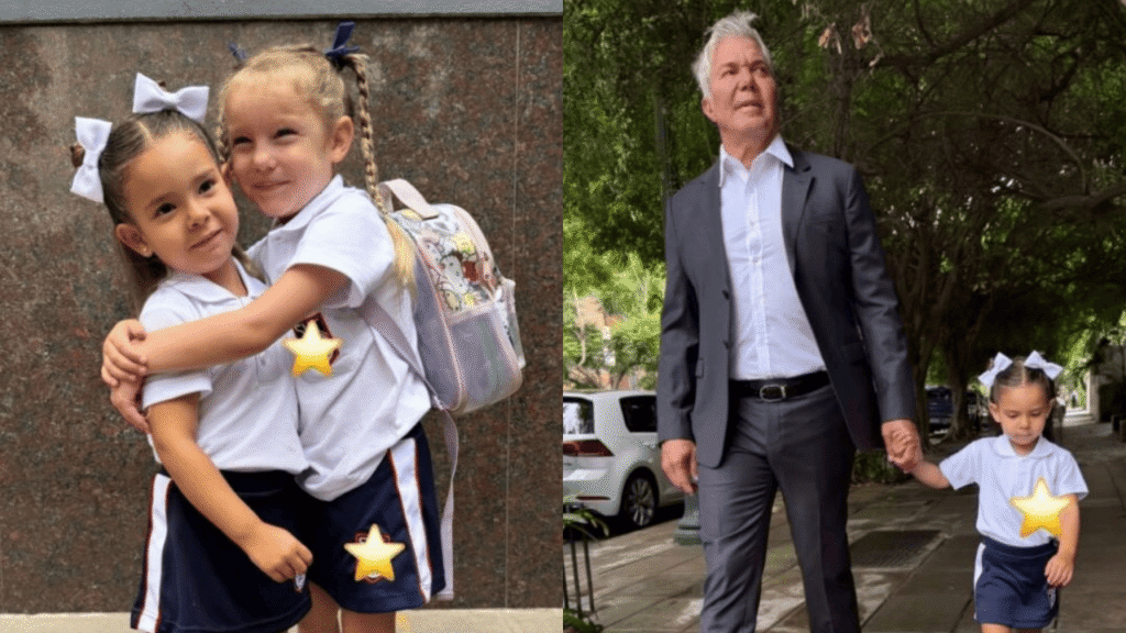 Anita García Moritán y Sarah Burlando empezaron juntas el jardín y un detalle en las fotos confirmó el exclusivo colegio