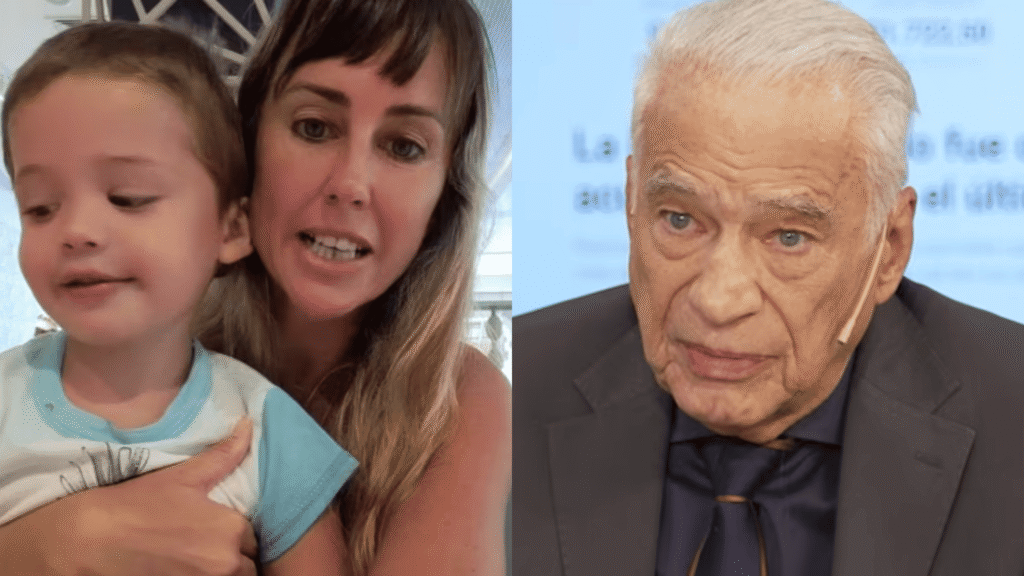 Estefanía Pasquini expuso a Alberto Cormillot y le reclamó en vivo por la crianza de su hijo