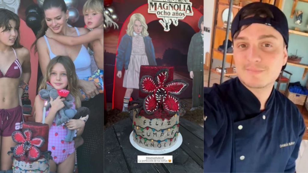 Damián Pier Basile denunció ataques tras hacer la torta del cumpleaños de Magnolia Vicuña