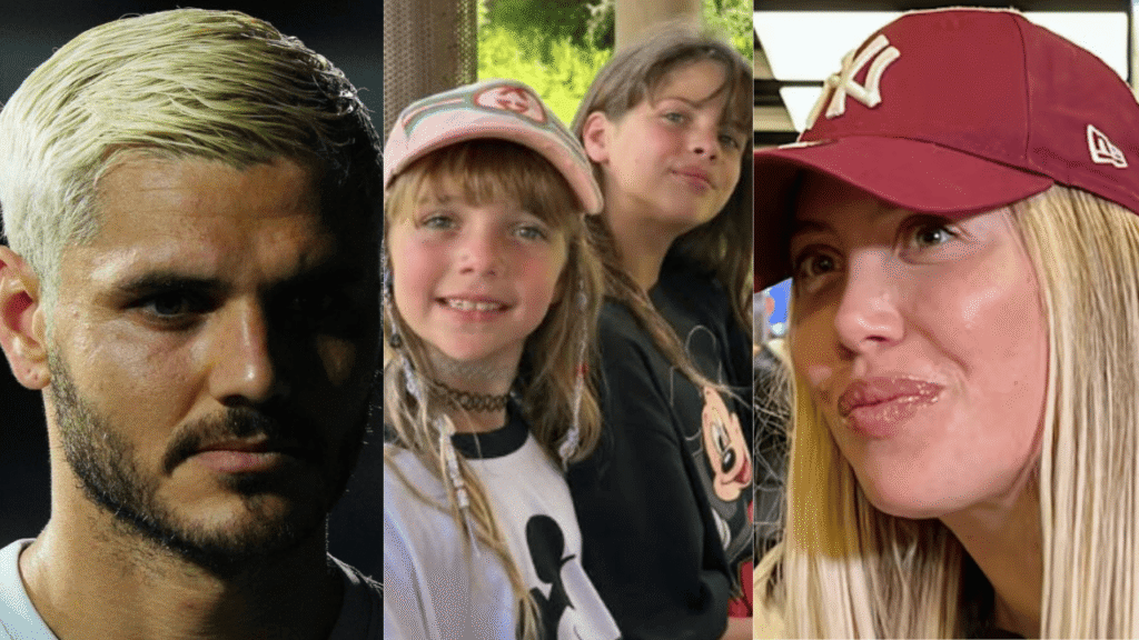 Mauro Icardi enfrenta un freno legal de Wanda Nara por sus hijas