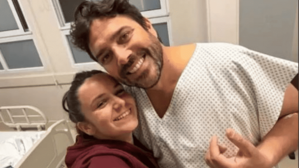 Matías Alé fue operado y mostró cómo sigue desde la clínica