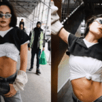 Emilia Attias y Nueva York: el look en el subte que provocó reacciones