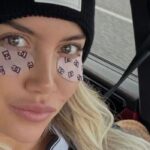 Wanda Nara mostró los parches Dolce & Gabbana de 40 dólares que usa para deshinchar ojeras