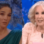 Juana Viale fue a ver a Mirtha Legrand y se encontró con una imagen que no esperaba