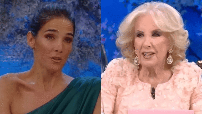 Juana Viale fue a ver a Mirtha Legrand y se encontró con una imagen que no esperaba
