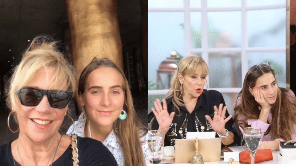 Marcela Tinayre mostró el álbum privado de Ámbar con Mirtha Legrand y un detalle sobre su crianza abrió el debate