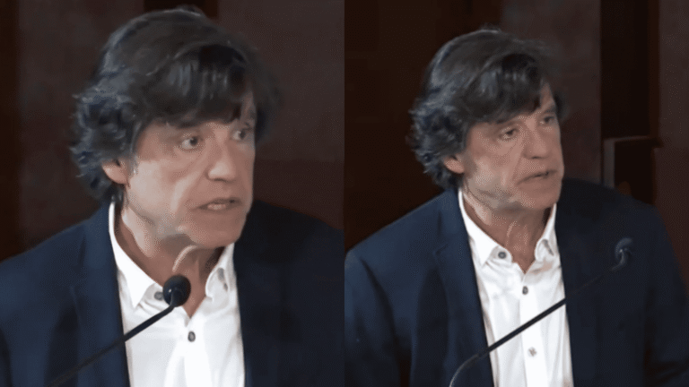 Ricardo Biasotti reapareció en el Senado y apuntó contra la "telenovela" de Andrea Del Boca