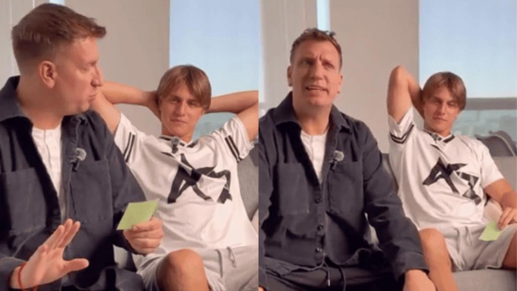 En un video que parecía una charla relajada entre padre e hijo, Valentino López terminó revelando lo que prefiere callar frente a su madre.