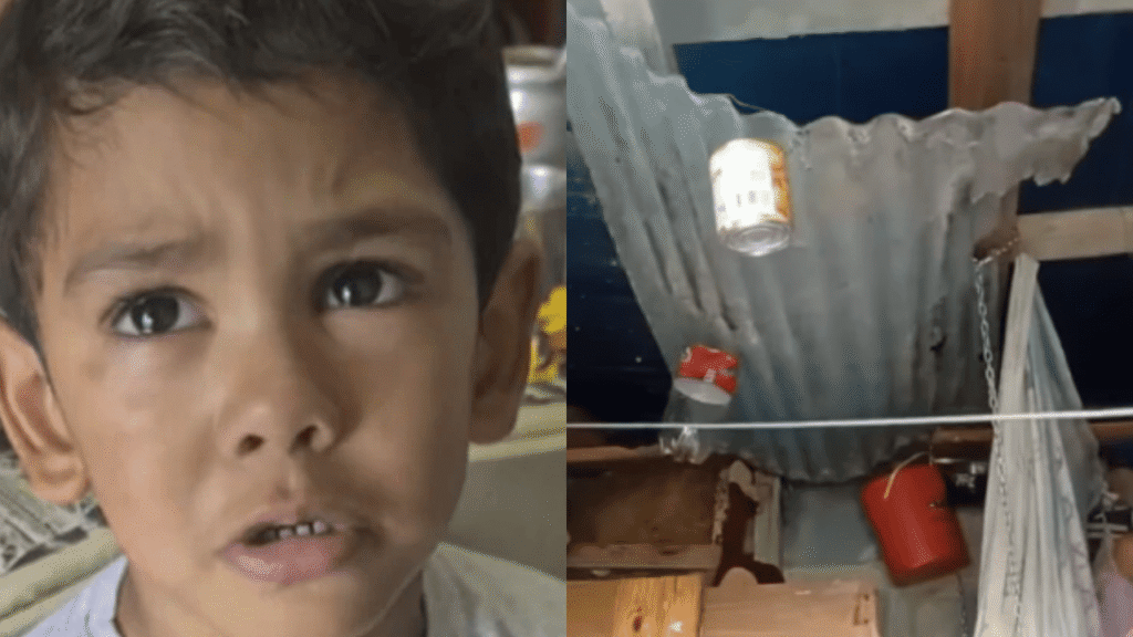 Entre goteras y frío: los detalles de la vivienda de Ángel López en Comodoro que indignaron a Ale Pueblas