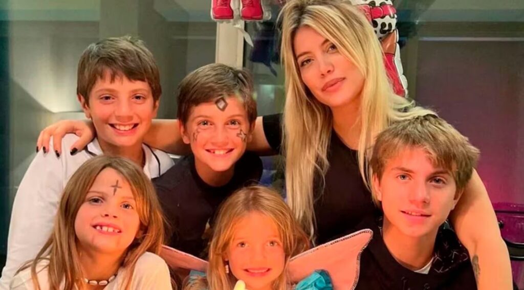 El método de Wanda Nara para que sus hijos no se olviden de dónde viene la familia