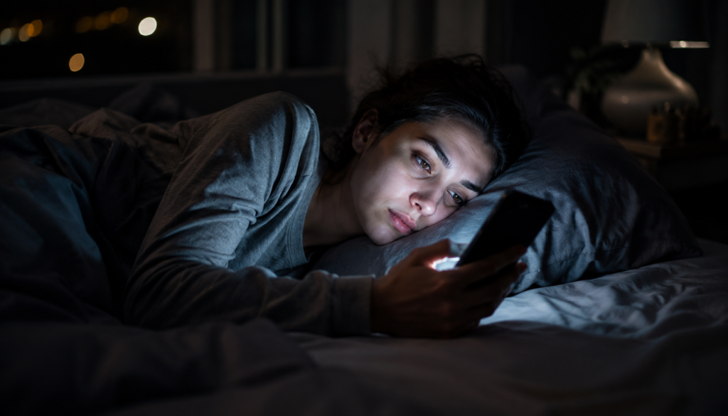 Dormís mal aunque estés cansado: el motivo está en tu celular