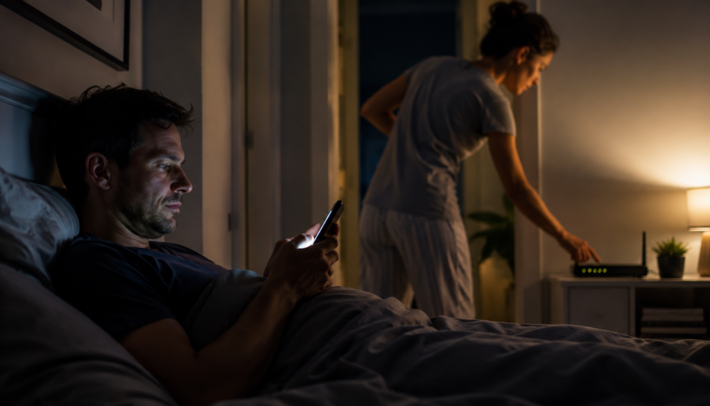 Apagar el WiFi antes de dormir: el hábito que ya divide a las familias en silencio