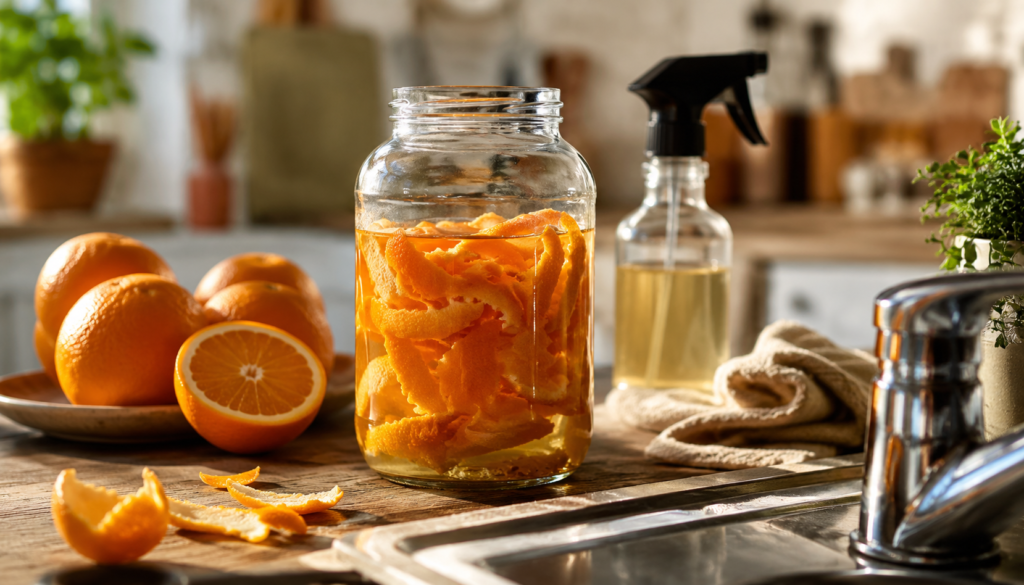 Qué ocurre cuando dejás cáscaras de naranja en vinagre durante 15 días