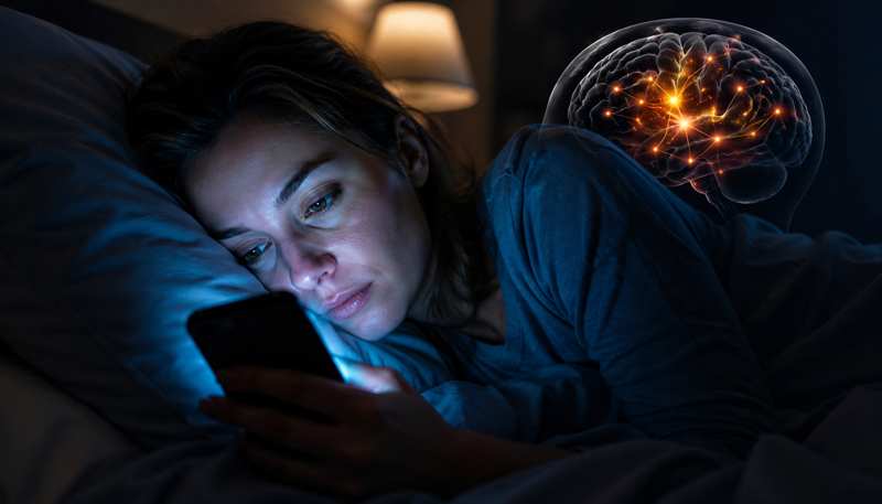 Qué le pasa a tu cerebro cuando mirás el celular antes de dormir, según Harvard