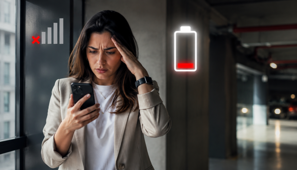 Tu celular puede gastar hasta 30% más batería dentro de un edificio por una razón que casi nadie conoce