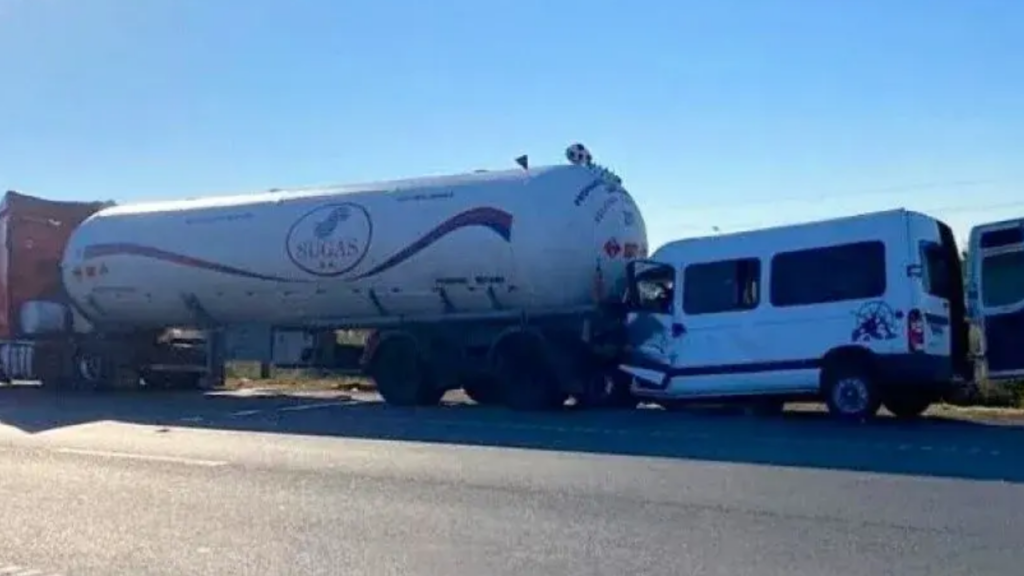 La imagen que dejó el choque en la ruta que se llevó la vida de Elías Morel