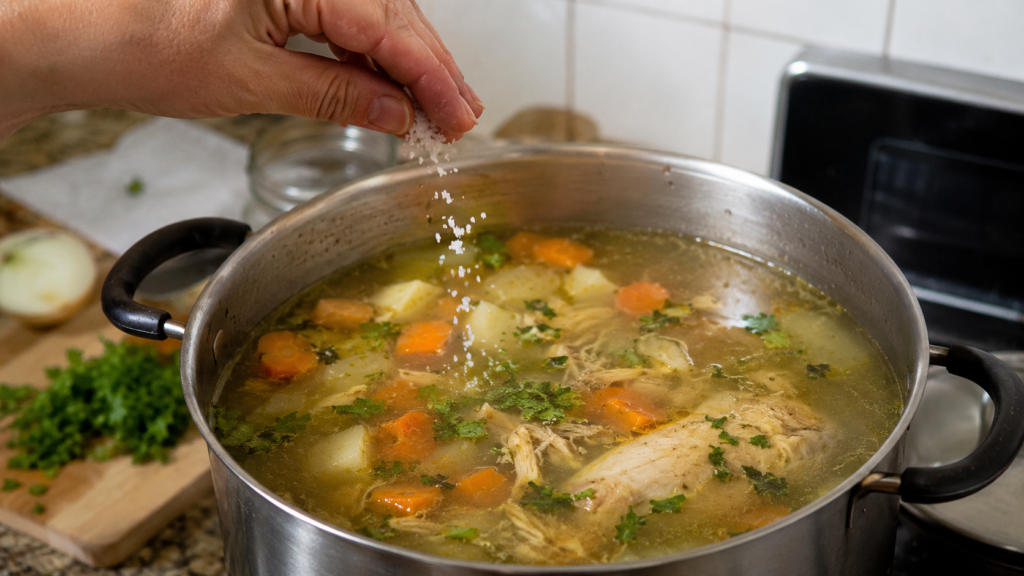 El error al agregar la sal que puede arruinar una sopa casera y cómo evitarlo