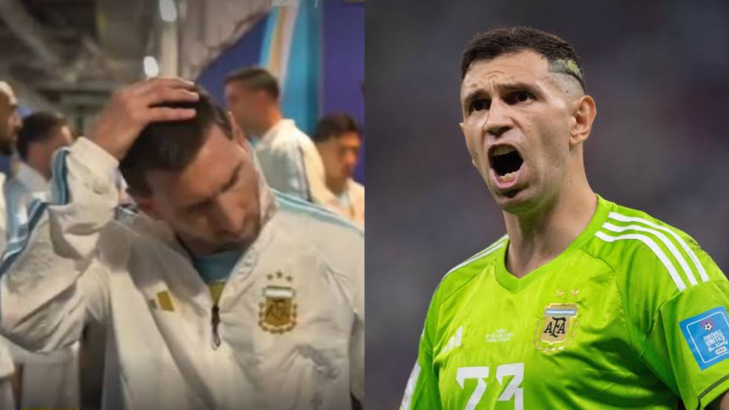 Qué pasó en el entretiempo de la final: el pedido de Messi y la reacción del Dibu
