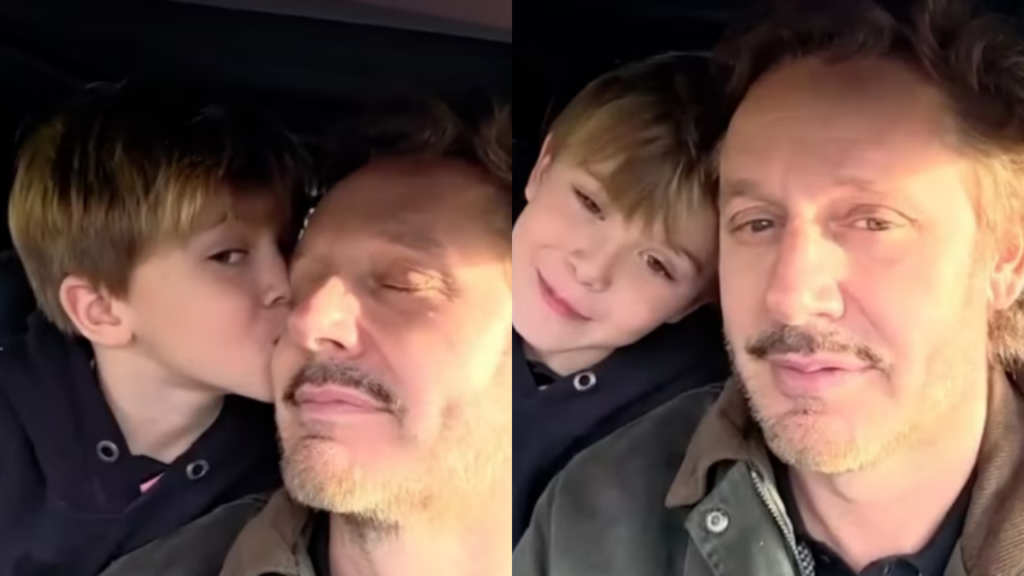 Benjamín Vicuña emocionó con el video que le dedicó a Amancio por sus 6 años