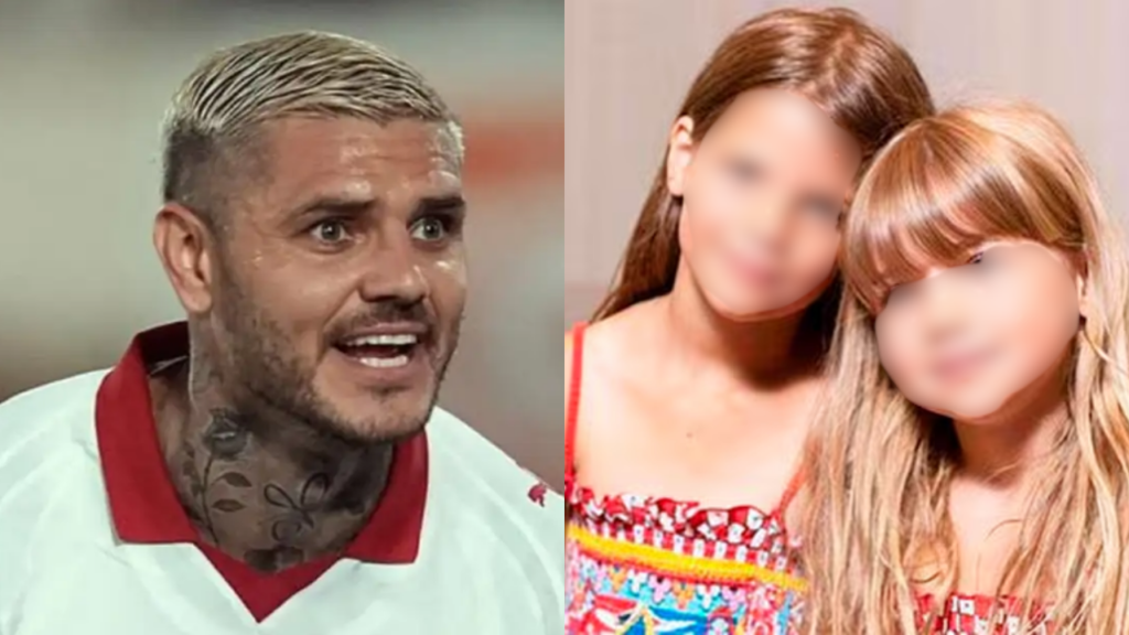 El gesto de las hijas de Wanda que dejó muy mal parado a Mauro Icardi