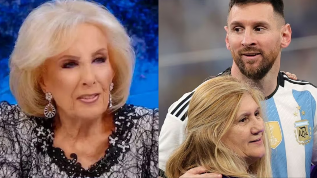 Mirtha Legrand reveló qué le dijo la mamá de Lionel Messi en una llamada que terminó entre lágrimas