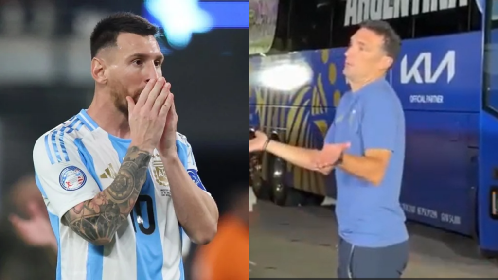 Scaloni perdió la paciencia con los jugadores de Argentina y la reacción de Messi no pasó desapercibida
