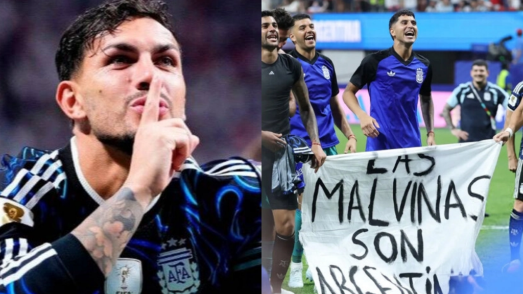 Tras vencer a Inglaterra, Leandro Paredes fue contundente: "Las Malvinas son argentinas"