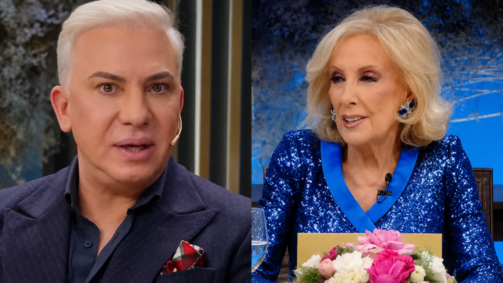 Mirtha Legrand sorprendió a Flavio Mendoza con dos preguntas íntimas y su reacción fue inmediata