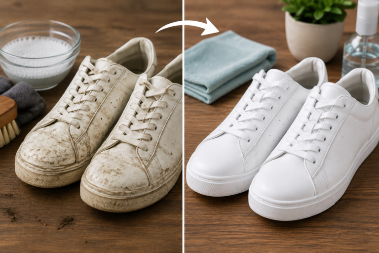 Cómo limpiar las zapatillas blancas sin dañarlas: el método según el material