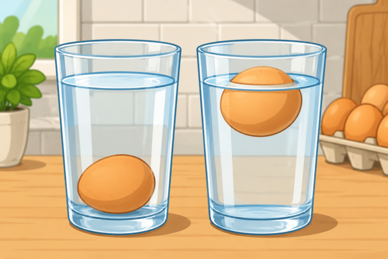 El truco del vaso de agua para saber si un huevo sigue fresco sin romperlo El truco del vaso de agua para saber si un huevo sigue fresco sin romperlo