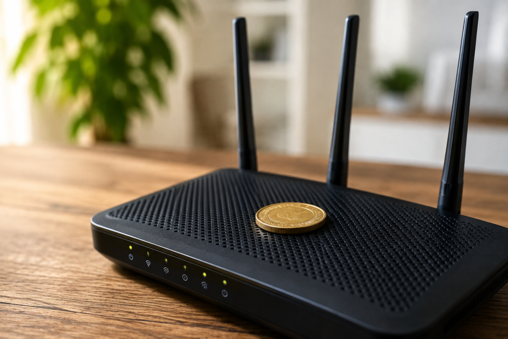 ¿Poner una moneda sobre el router mejora el Wi-Fi? La verdad detrás del truco viral
