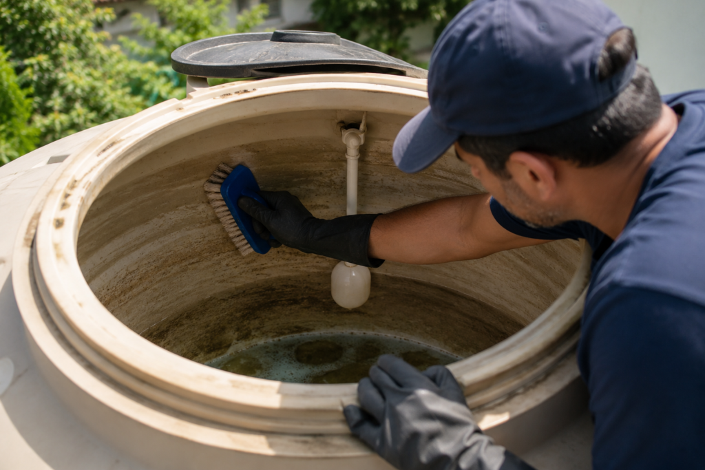 Por qué conviene limpiar el tanque de agua antes de que empiece el calor