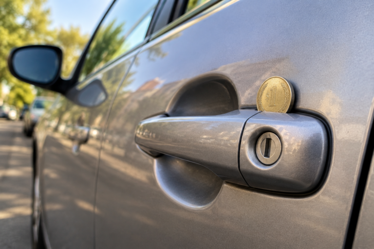 ¿Qué significa encontrar una moneda en la manija del auto? La verdad sobre el supuesto truco de los ladrones
