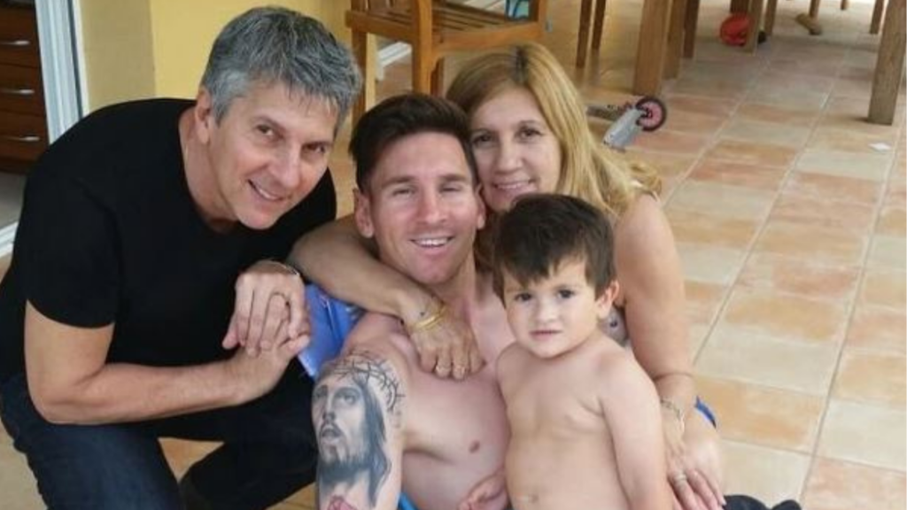 La foto de Jorge Messi que volvió a emocionar a todos: fue tomada días antes de su muerte junto a su hijo