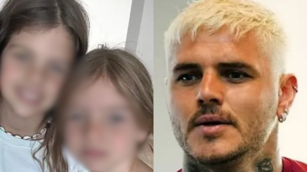 Mauro Icardi reaccionó al video de sus hijas llorando y apuntó contra los adultos: “Son dos nenas”