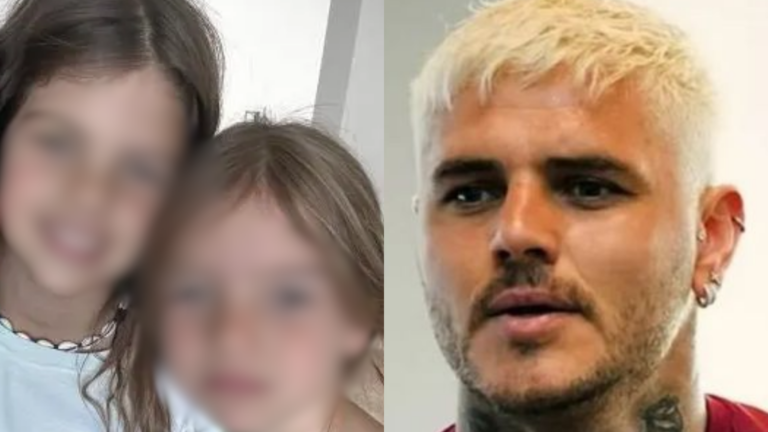 Mauro Icardi reaccionó al video de sus hijas llorando y apuntó contra los adultos: “Son dos nenas”