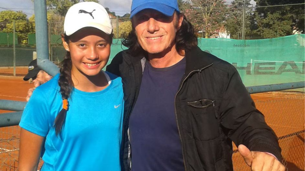 Andanin Vilas, la hija de Guillermo Vilas que nació en Francia y eligió representar a Argentina