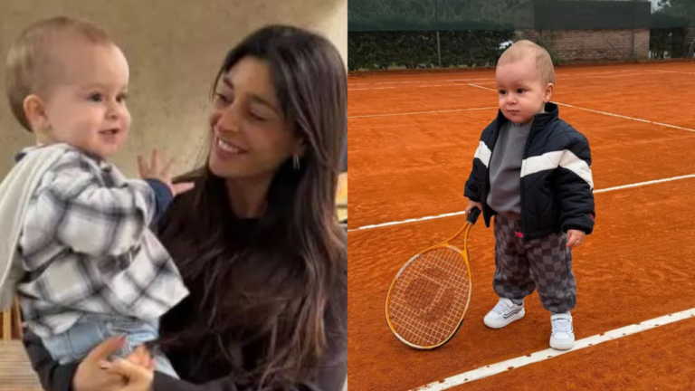 Marco, el hijo de Sol Pérez, tuvo su primera clase de tenis a los 15 meses: el look que eligieron para su debut Marco, el hijo de Sol Pérez, tuvo su primera clase de tenis a los 15 meses: el look que eligieron para su debut