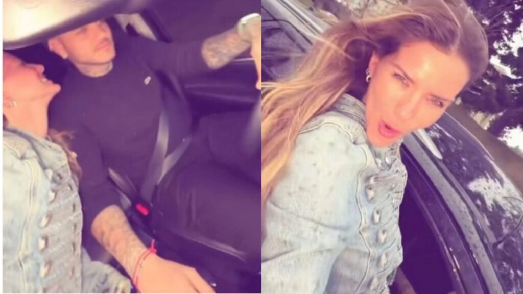 El polémico video de la China Suárez y Mauro Icardi dentro del auto que generó críticas en redes