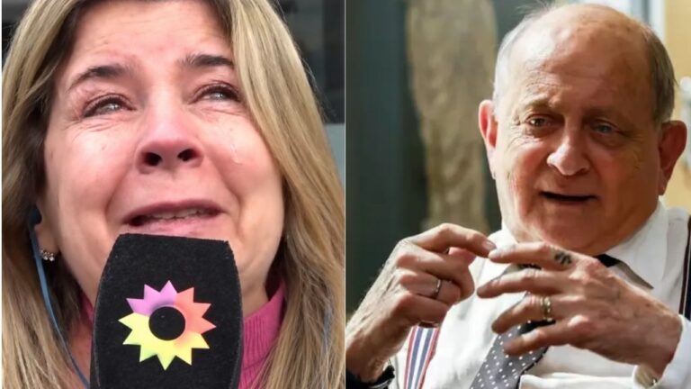 El llanto desconsolado de Mercedes Ninci al despedir a Chiche Gelblung: “Se fue el periodista eterno”